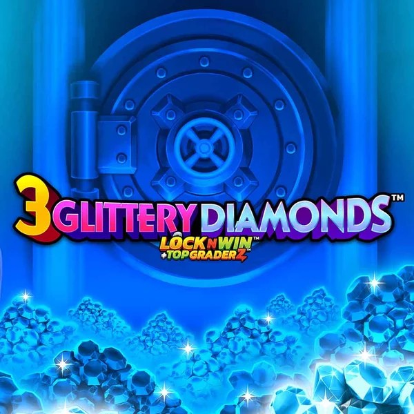 3 Glittery Diamonds by PearFiction Studios, showcased at ggbetcasino.fi – game logo