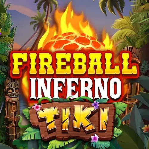 Fireball Inferno Tiki by NetEnt, showcased at ggbetcasino.fi – game logo