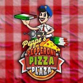 Peppe’s Pepperoni Pizza Plaza slot logo by Pragmatic Play at GGBet Casino